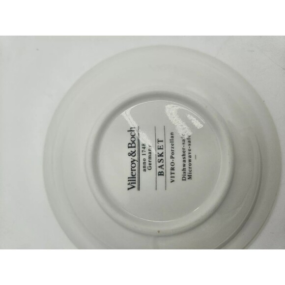 Villeroy & Boch BASKET Pattern Cereal Bowl 6" Replacement Fruit Basket Lattice 1 - Picture 3 of 3